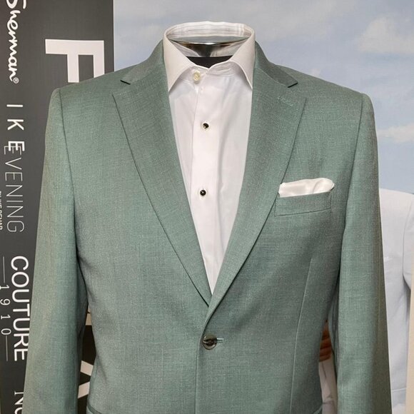 SUIT: COAT AND PANTS MINT COLORED - Picture 2 of 3